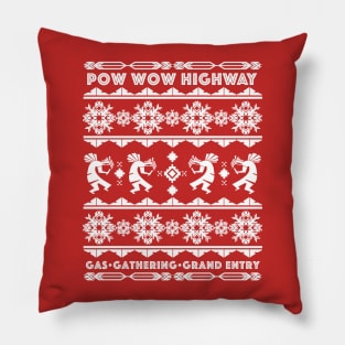 POW WOW HIGH WAY WINTER WHITE Pillow