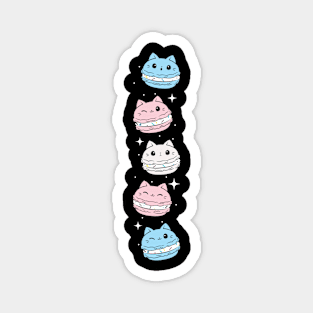 Transgender Pride Flag Lgbt Month Cute Trans Cat Magnet