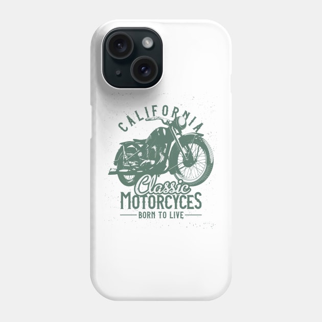 California Classic Motorcycle Mega Phone Case by Hariolf´s Mega Store