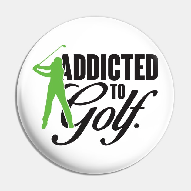 Addicted to golf Pin by nektarinchen
