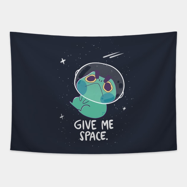 Space Frog Tapestry by TaylorRoss1