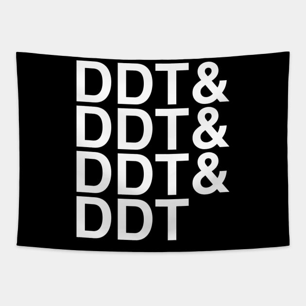 DDT Helvetica List Tapestry by DennisMcCarson