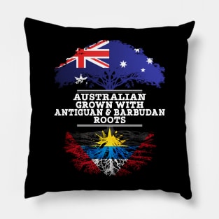 Australian Grown With Antiguan Barbudan Roots - Gift for Antiguan Barbudan With Roots From Antigua Barbuda Pillow