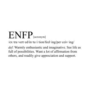 ENFP Personality (Dictionary Style) Light T-Shirt
