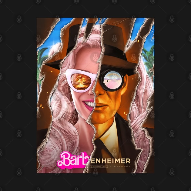 barbie oppenheimer Movie 2023 by fatkahstore