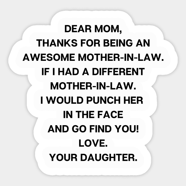 Funny Mom Gifts, Birthday Gifts for Mom from Son, Daughter, Presents for Mom,  Mother-in-Law