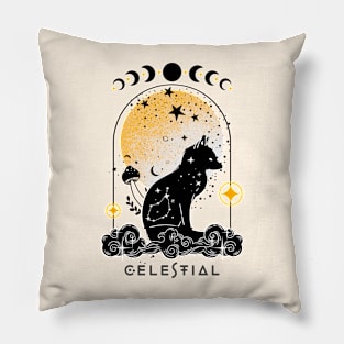 Celestial spirit animal fox Pillow