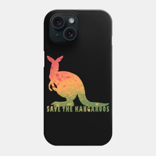 Save The Kangaroos 🦘 Help Australia 🇦🇺 Phone Case