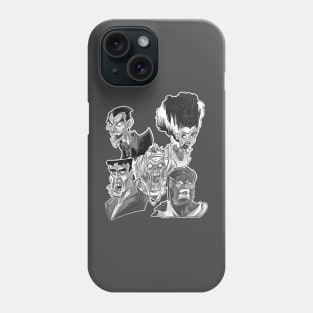 Vintage Classic Movie Monsters Phone Case