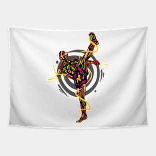 Kickboxing Tapestry