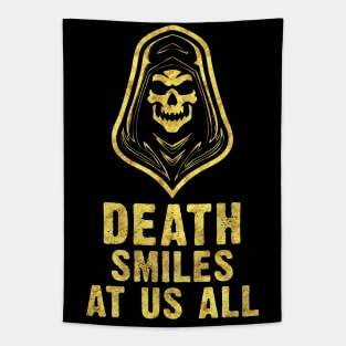 Death Smiles At Us All GRIM REAPER Tapestry