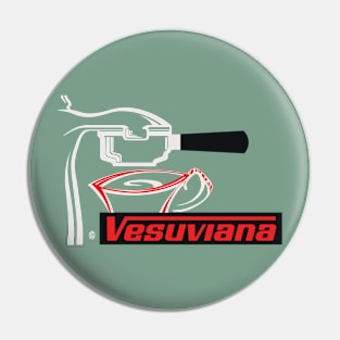 Vintage Vesuviana Espresso Machine Pin