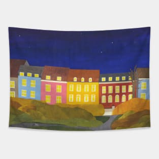 Kronprinsessegade at Night Tapestry