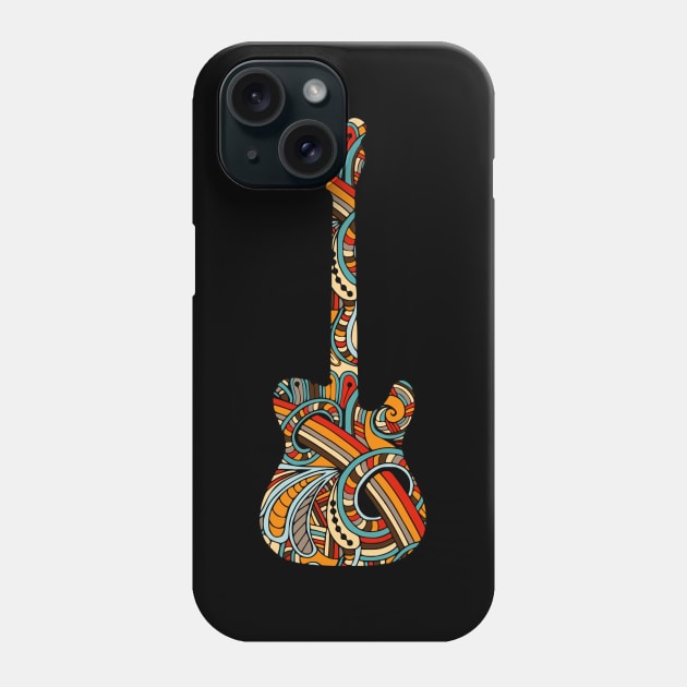 Guitar - Guitarist - Band - Music - Tee-Shirt for Women and Men - Fan-s - Rock - Heavy Metal - Bass-e - Concert Festival Tour Show - Gift - Guitar Phone Case by Rabie