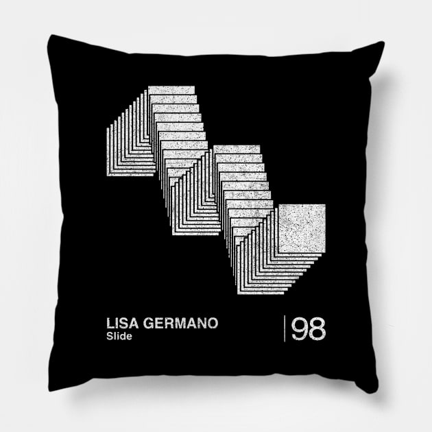 Lisa Germano / Minimalist Fan Art Graphic Design Pillow by saudade