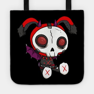 Goth Bat Bunny Tote
