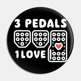 3 Pedals 1 Love Pin