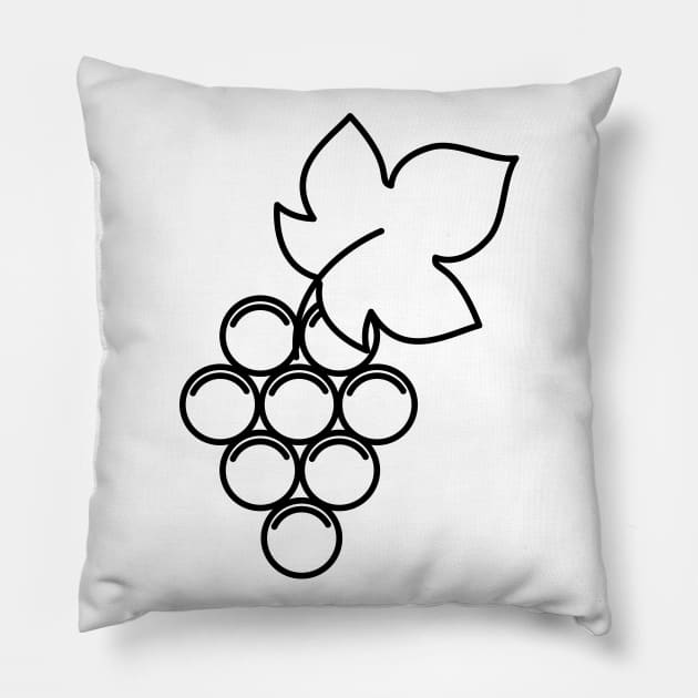 Grapes Pillow by SWON Design