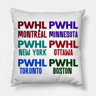 All PWHL MEMBERS Pillow