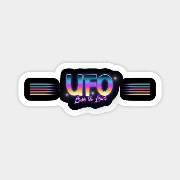 Love To Love UFO Magnet by Karyljnc