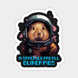 Guinea Pig Astronaut Magnet