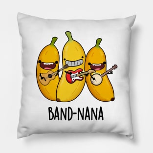 Band-nana Funny Fruit Banana Pun Pillow