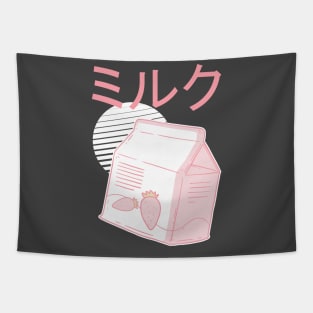 Vaporwave Milk Carton Tapestry