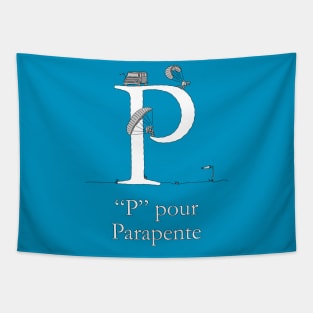 "P" pour Parapente Tapestry