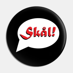 Skal talk bubble Pin