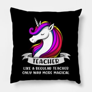 Unicorn Teacher Pillow