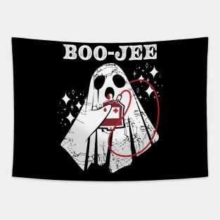 Cute Boujee Spooky Boo-Jee Halloween Costume Tapestry