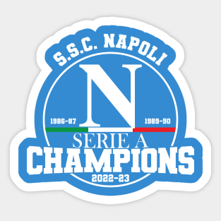 SSC Napoli FC Logo Wall Decals Vinyl Sticker - Krafmatics