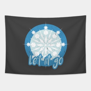 Let It Go Distressed Tapestry