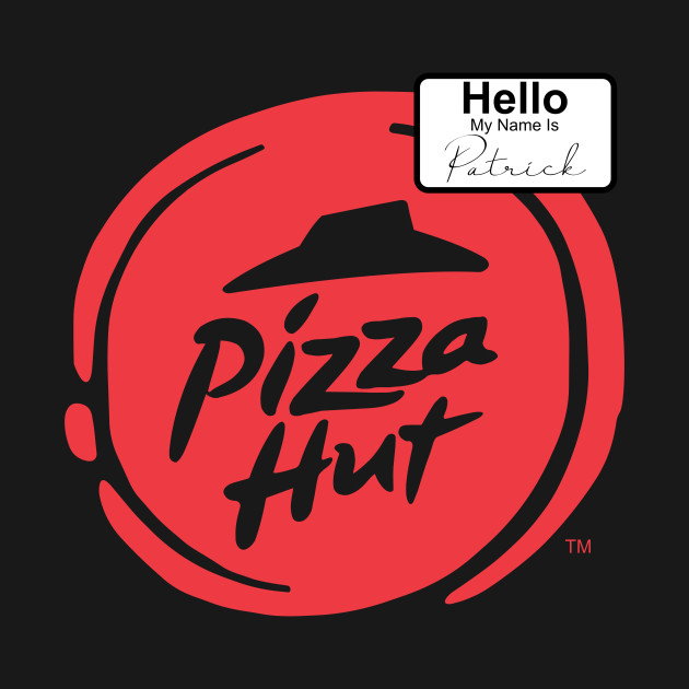 Name Tag Pizza Hut T (Front + Back) by SharpeDesgins