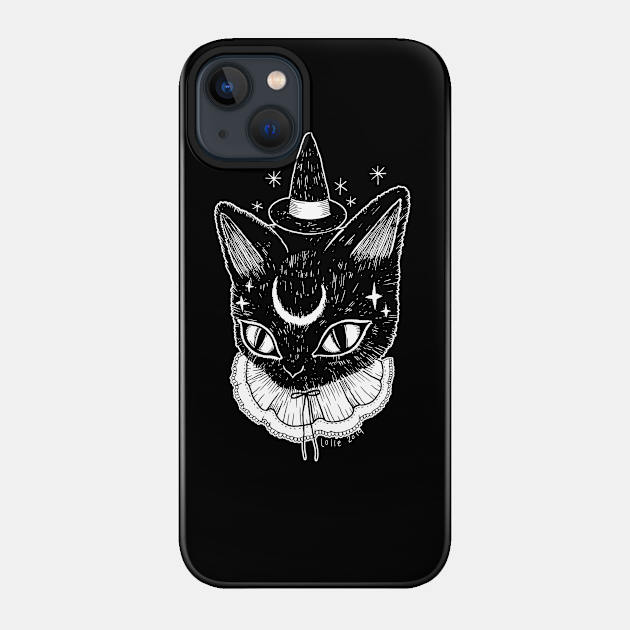 Cat Witch - Black Cat - Phone Case