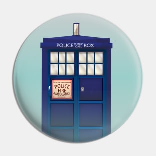 Police Call Box Pin