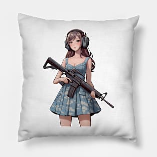 Tactical Girl Pillow