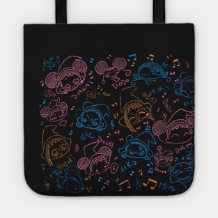 Ojamajo Doremi Doodle (Blackboard) Tote