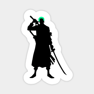 Zoro Silhouette Magnet