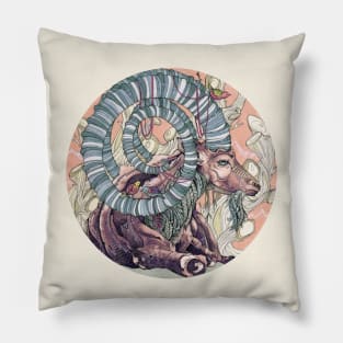 Nubian Ibex Pillow