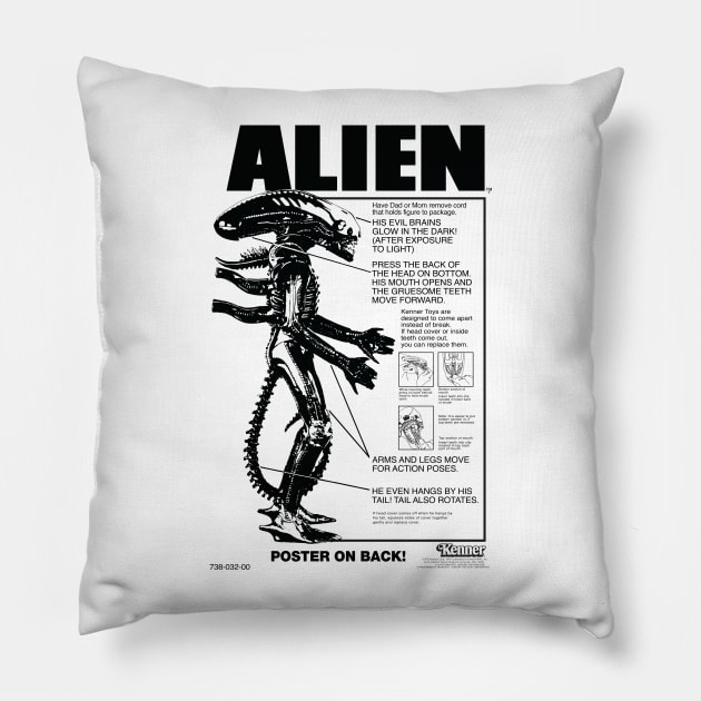 ALIEN Instructions Pillow by Chewbaccadoll