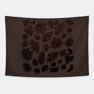 Brown Autumn Season Digital Painting Tapestry
