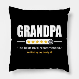 Five Stars Grandpa Pillow