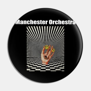 Illuminati Hand Of Manchester Orchestra Pin