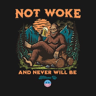 Big Foot Anti Woke T-Shirt