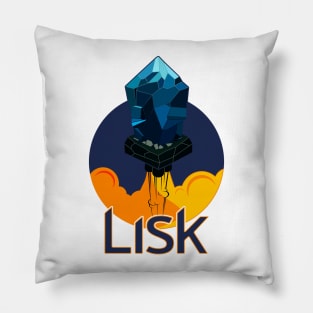 Rocket To The Moon : LISK Edition. Pillow