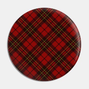 Red tartan plaid winter Christmas pattern Pin