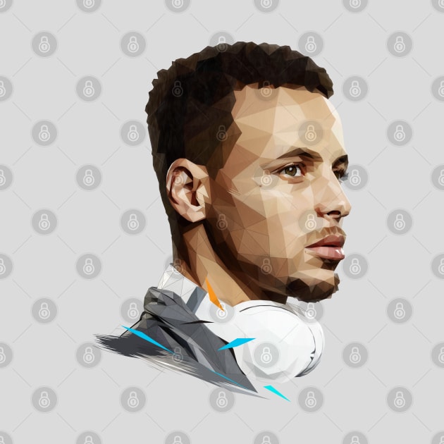 Stephen Curry low poly by pxl_g