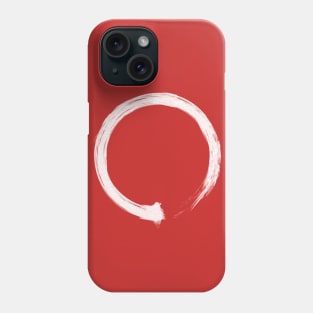 Zen Enso White Phone Case