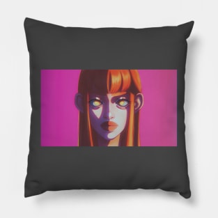 redhead girl Pillow